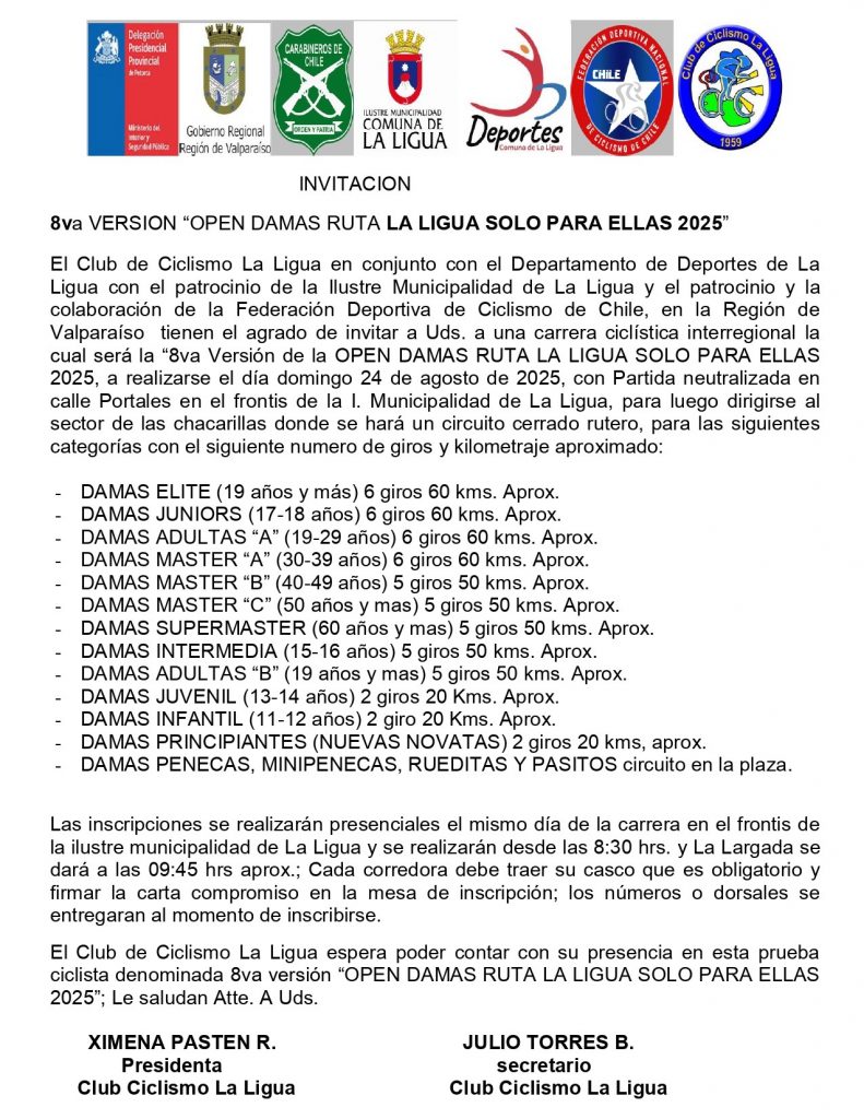 img_4440-791x1024 🚴♀️ 8ª OPEN DAMAS RUTA LA LIGUA 2025 – Solo para Ellas